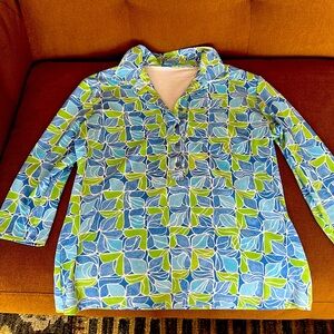 J McLaughlin 3/4 length top